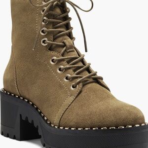 Vince Camuto Olive Lace-Up Boots